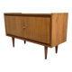 2-door wood sideboard or Record cabinet 1970s