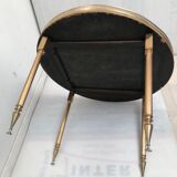 Brass and marble coffee table 60s