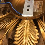 Wall light flower cob in vintage gold metal