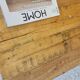 Vintage rectangular wooden coffee table