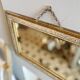 Small rectangular antique mirror