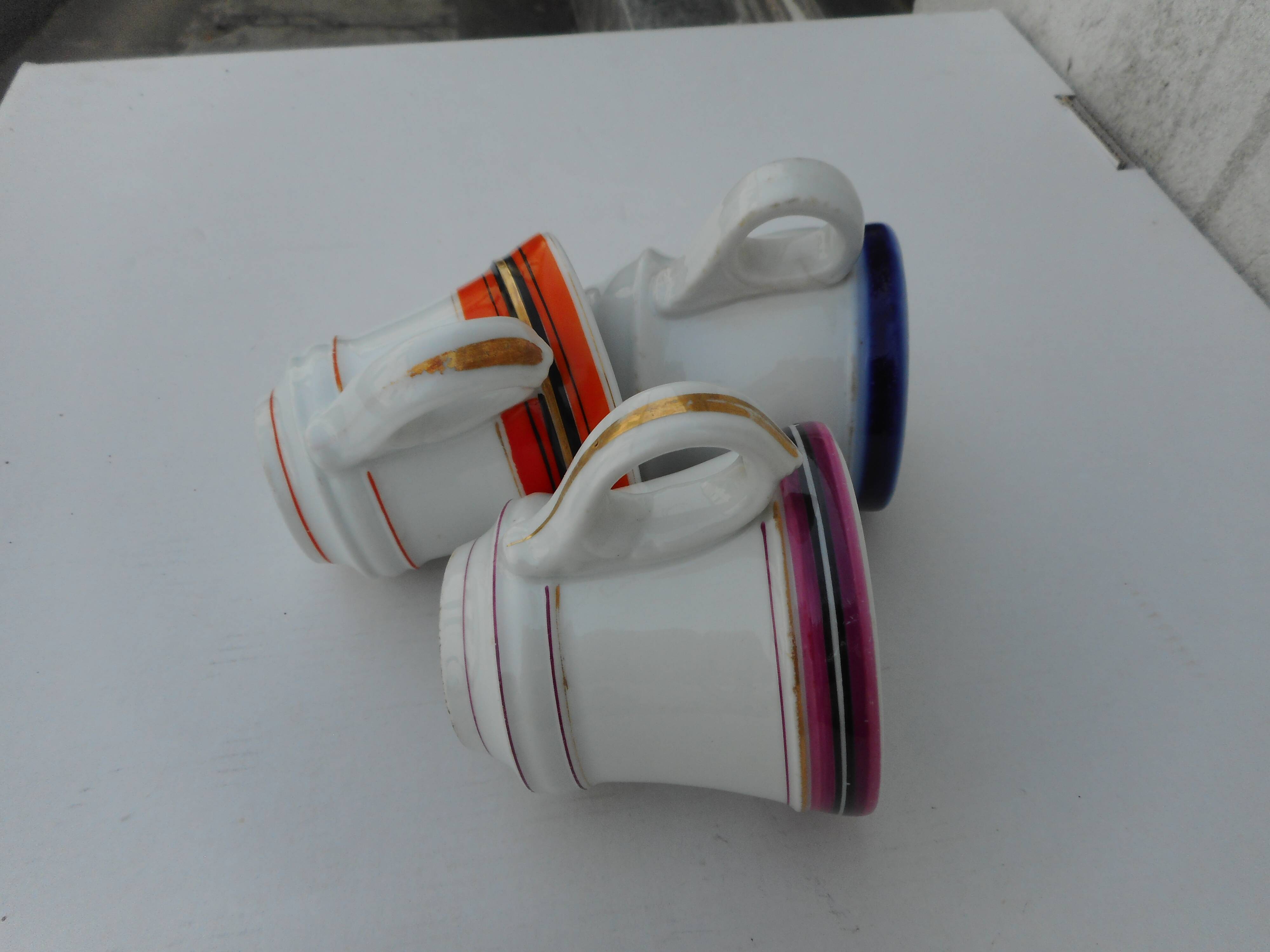 Three old Brulots cups