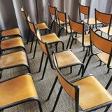 Lot of 18 vintage chairs "mullca"