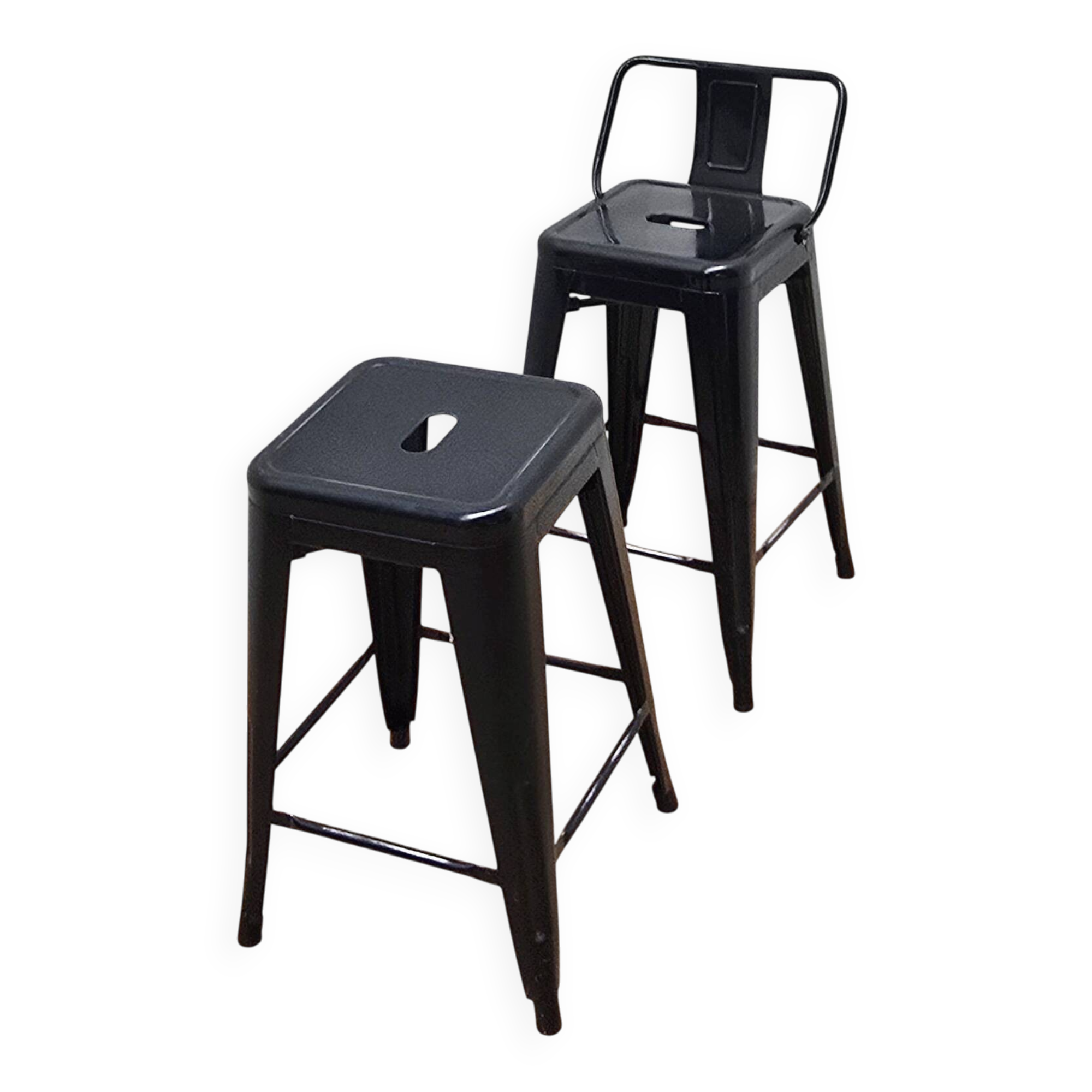 Paire de tabourets d'atelier