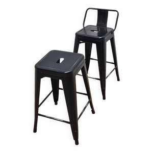 Paire de tabourets d'atelier