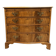 C19th Mahogany Chest Of Drawers Of Serpentine Outline