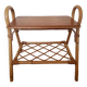 Rattan end of sofa