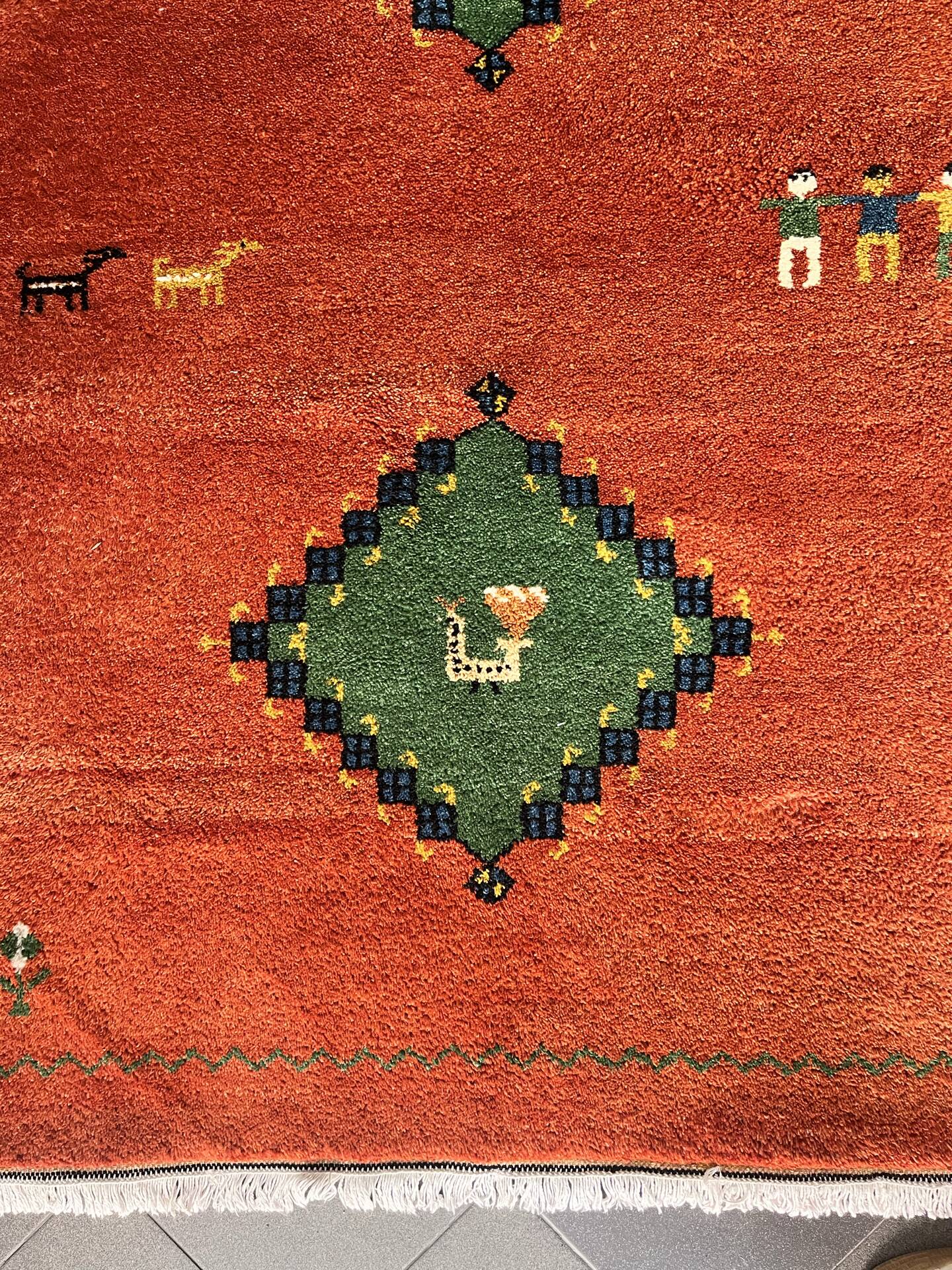 Tapis Gabbeh en laine, 100 % laine