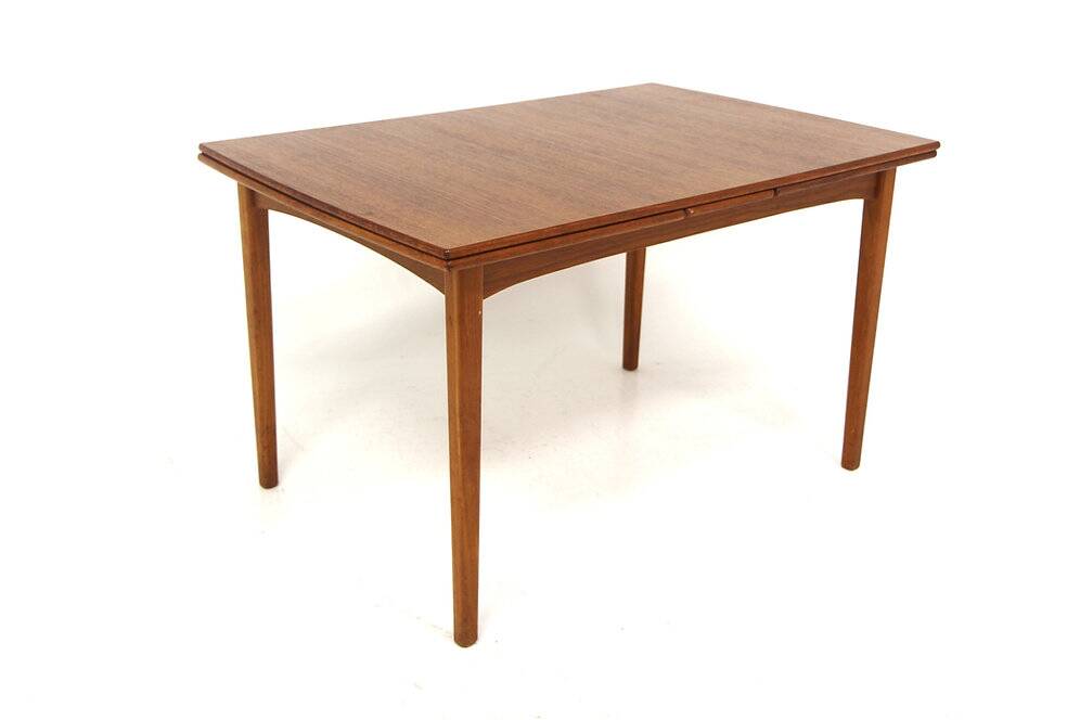 Teak "wallet" dining table, Sweden, 1960s