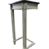 Vintage console / wall table with marble