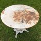 Garden table Napoleon 3 III XIX vintage loft
