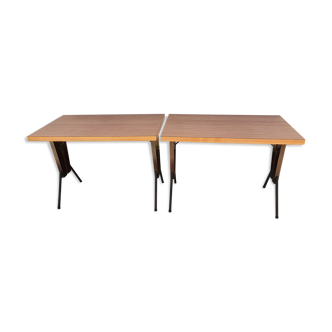 2 bar tables 50 years formica tray