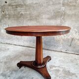 Antique table round dining table 19th century tilt top table