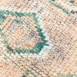 3x12 pale orange herki runner rug 99x380cm