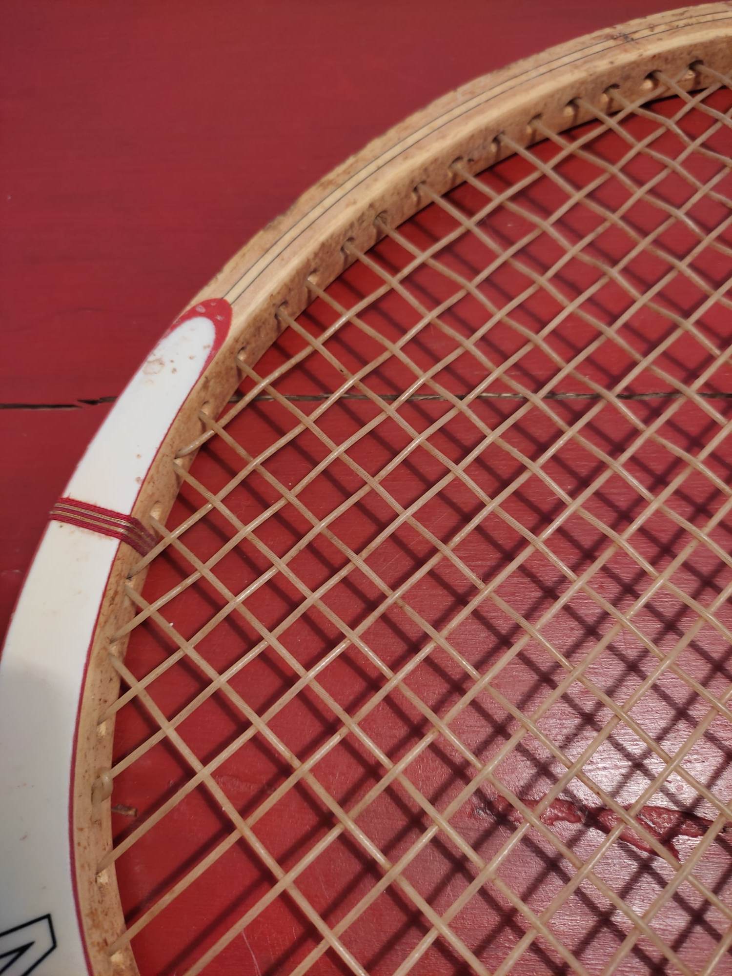 Vintage wooden tennis racket "Montana Paris"