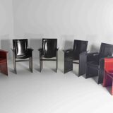 Set of postmodern "Solaria" chairs by Arrben Italy, 1980s
