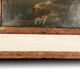 Trumeau decorated with an oil on canvas representing an animated landscape, early nineteenth century