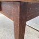 Solid wooden farm table with 1 drawer