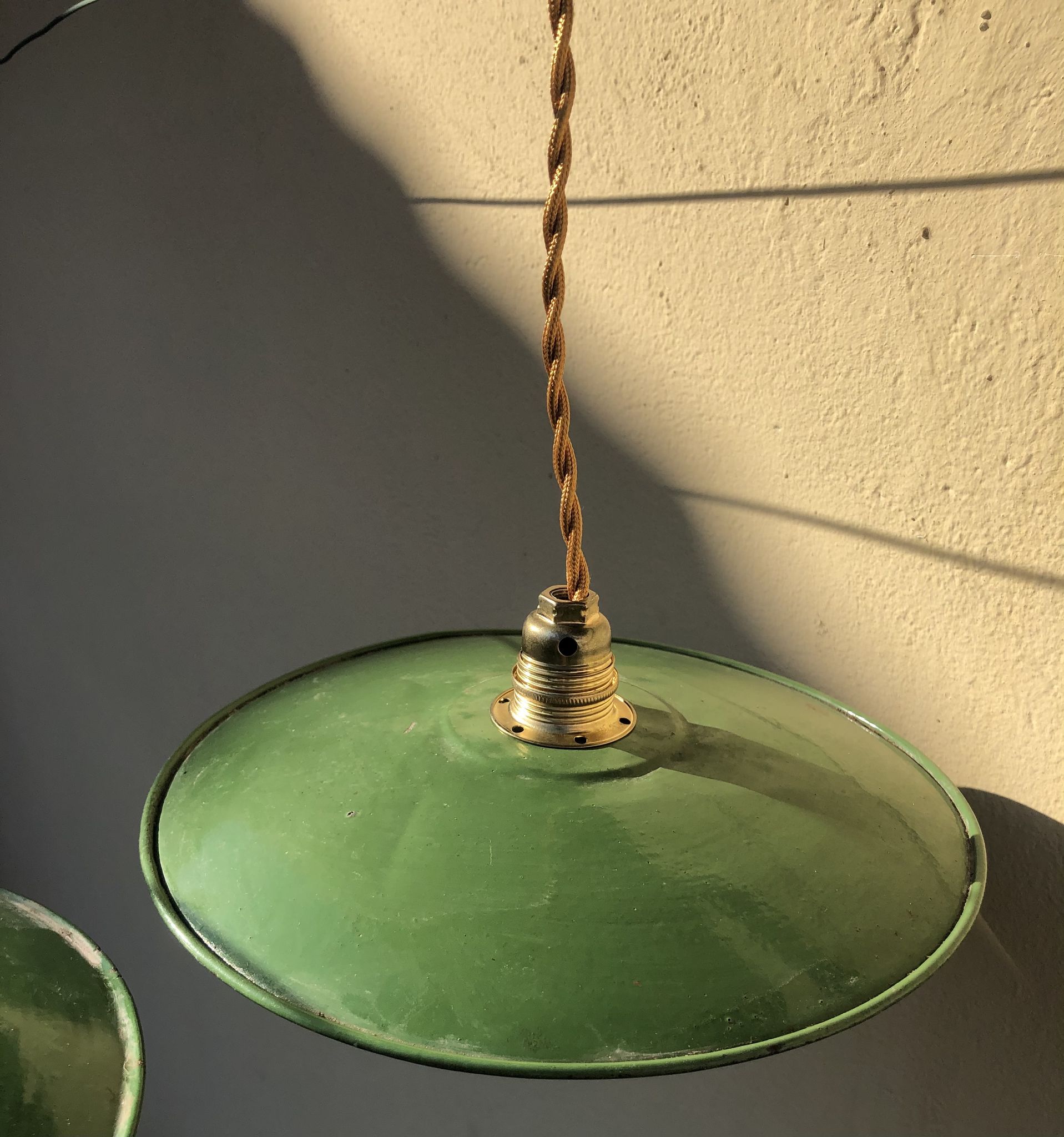 Pair of industrial suspensions