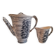 Ensemble verseuse à café et pot à lait Salins collection Tolède