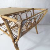 rattan coffee table