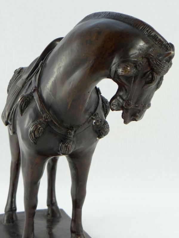 Bronze horse spirit tang, china, mid-20th century