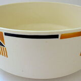 Badonviller earthenware dish (x 3) in "Bruno" model, circa 1925.