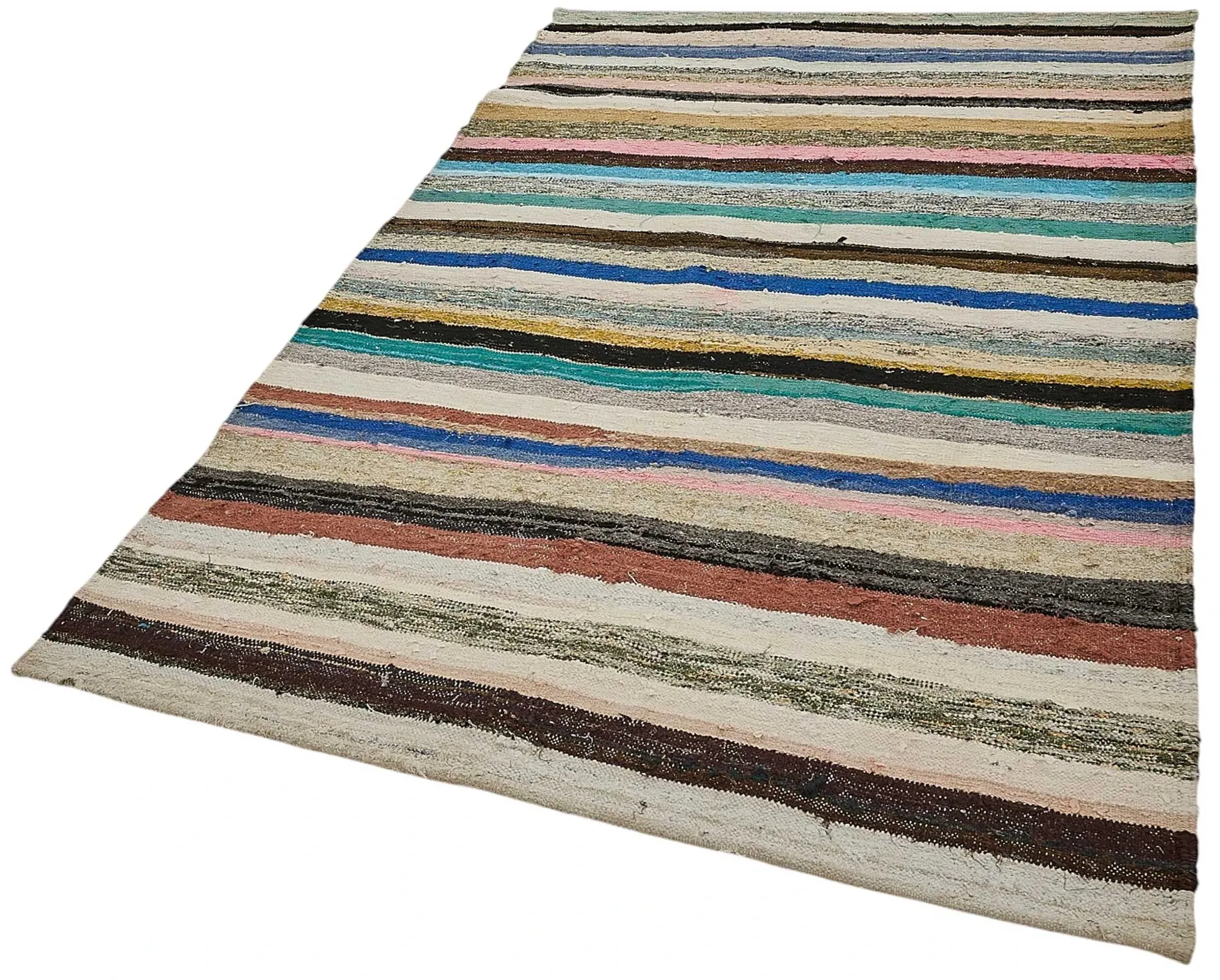 Turkish Handwoven Flatweave Chaput Kilim 152 cm x 254 cm