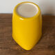 Yellow ceramic vase