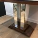 Art Deco centre table with a mirrored eglomisé top in the style of Jules Leleu and Max Ingrand.