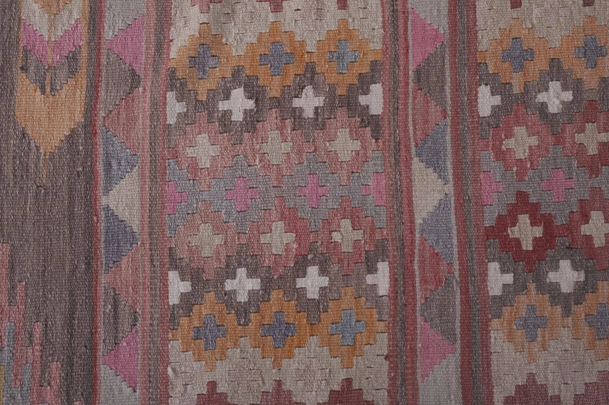Vintage Turkish hallway rug 70x710 cm