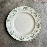 Round Sarreguemines dish in iron clay, "Palmyre" service