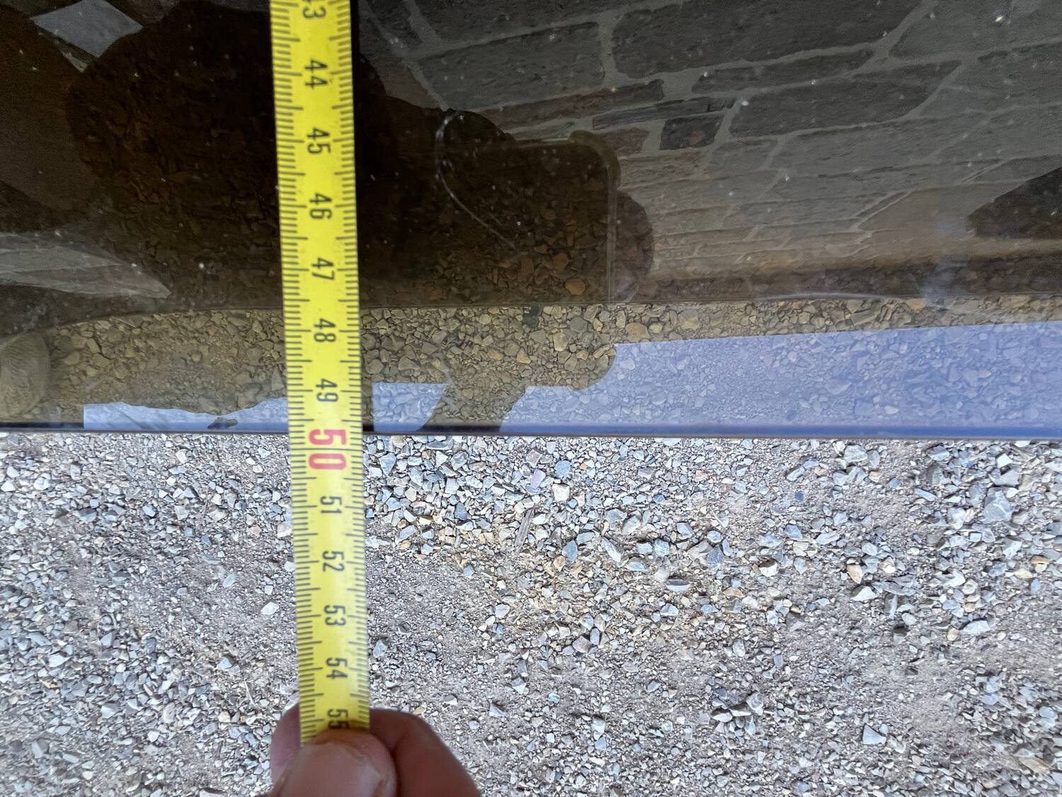 Plexiglass coffee table