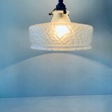 Vintage glass pendant light