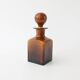 Vintage 1960s Brown Opaline Glass Bottle from Marinha Grande