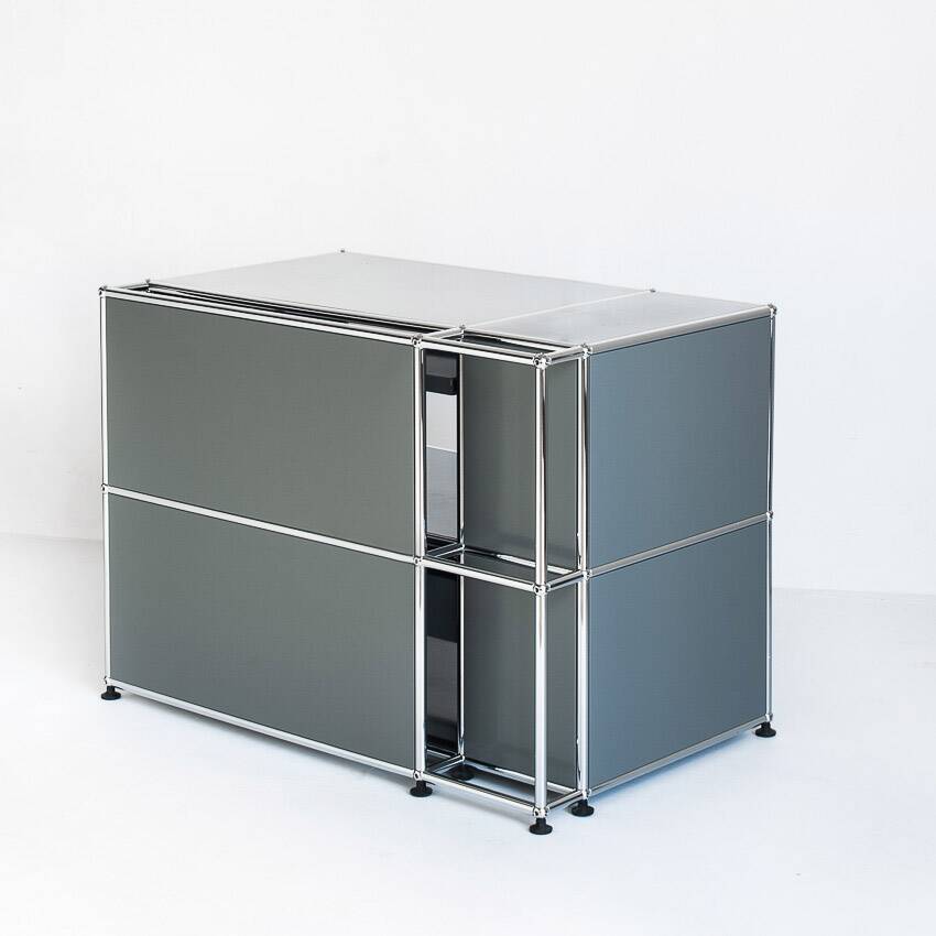 Mobilier de bureau fabriqué par USM Haller. Suisse.