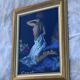 Signed pastel painting on paper < Young woman > dimensions: height -63 cm - width - 51 cm -
