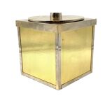 Hollywood regency golden Ice Bucket, Italy, ca. 1970s