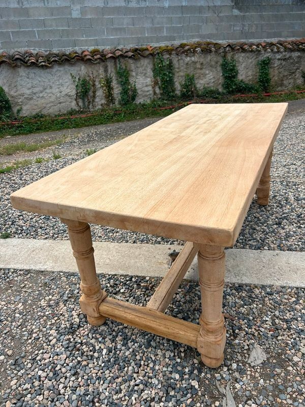 Table de ferme bois massif