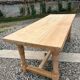 Table de ferme bois massif