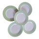 50s celadon green dinner plates