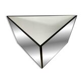 Vintage IKEA side table with triangular mirror