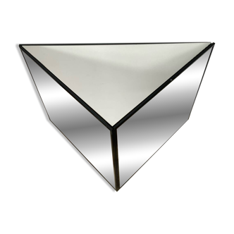 Table d’appoint vintage IKEA miroir triangulaire