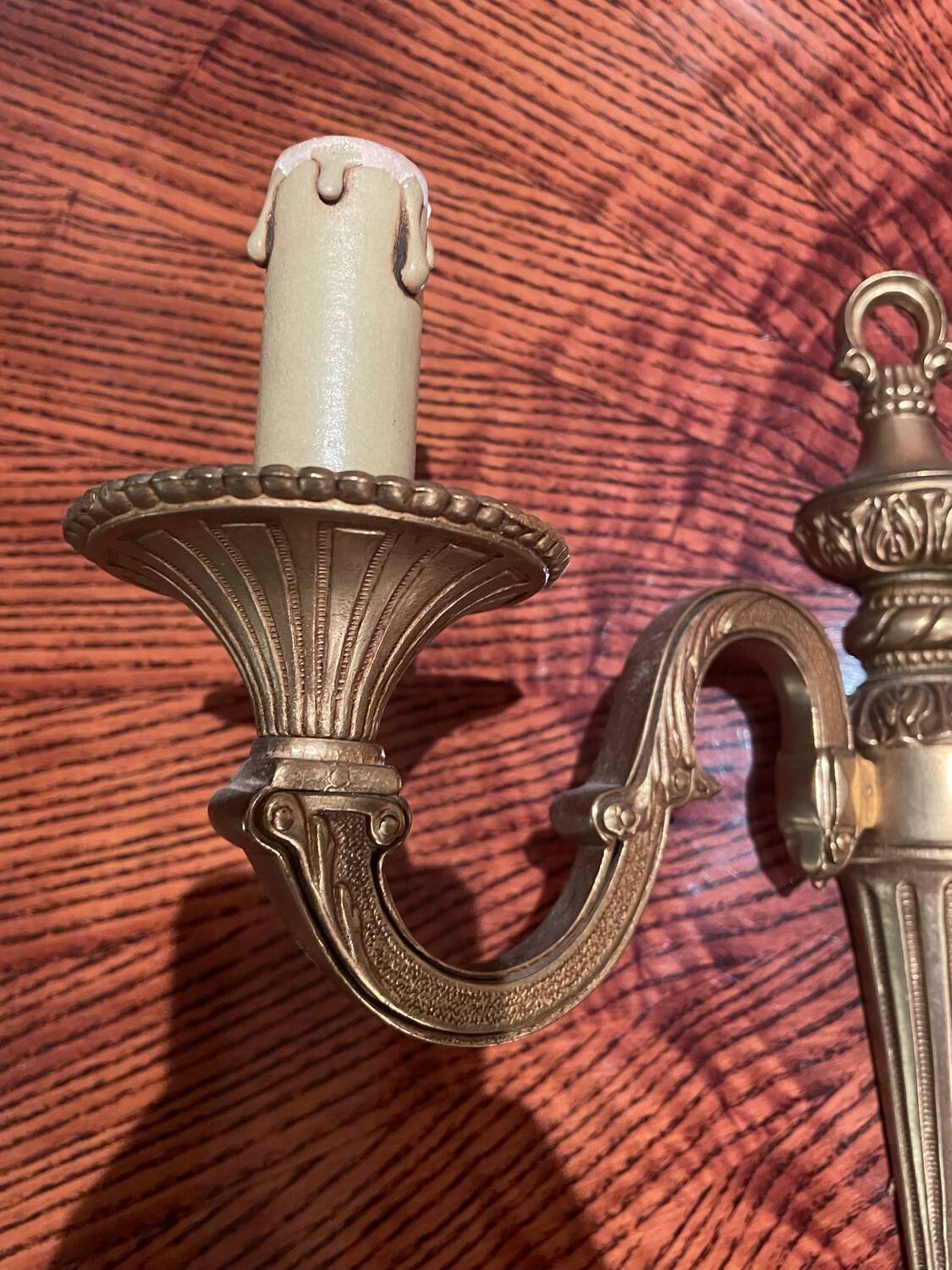 Paire applique bronze style empire design Péris Andreu