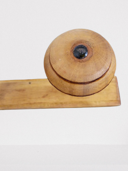 Old coat rack 1900 in vintage wood