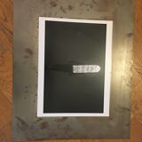Unique photograph on metal plate