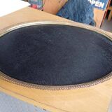 Old brass serving tray