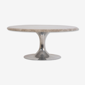 1970 Arkana granite coffee table
