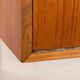 Hansen and Guldborg teak wall unit with a bar cabinet, Denmark 1950s