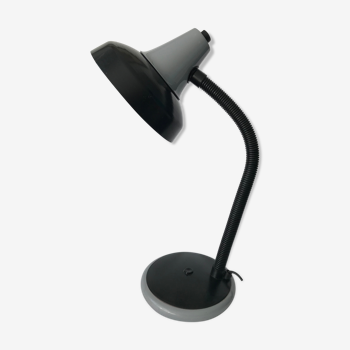 Lampe Aluminor noire et grise 1970